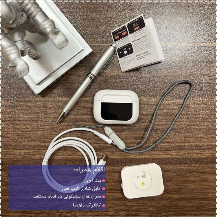 هدفون بلوتوثی کد wt-2 مدل نمایشگر دار