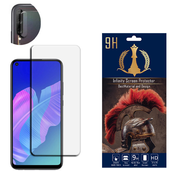محافظ لنز دوربین اینفینیتی مدل PRO MAX مناسب برای گوشی موبایل هوآوی Y7P به همراه محافظ صفحه نمایش