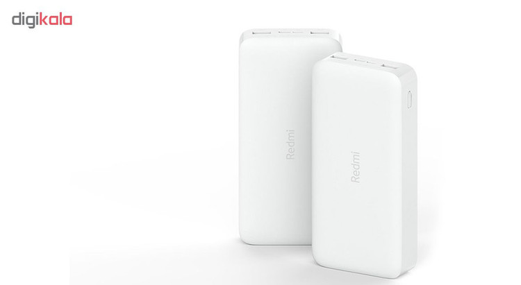 پاوربانک شیائومی مدل Redmi ظرفیت 20000 میلی آمپرساعت به همراه کابل تبدیل microUSB