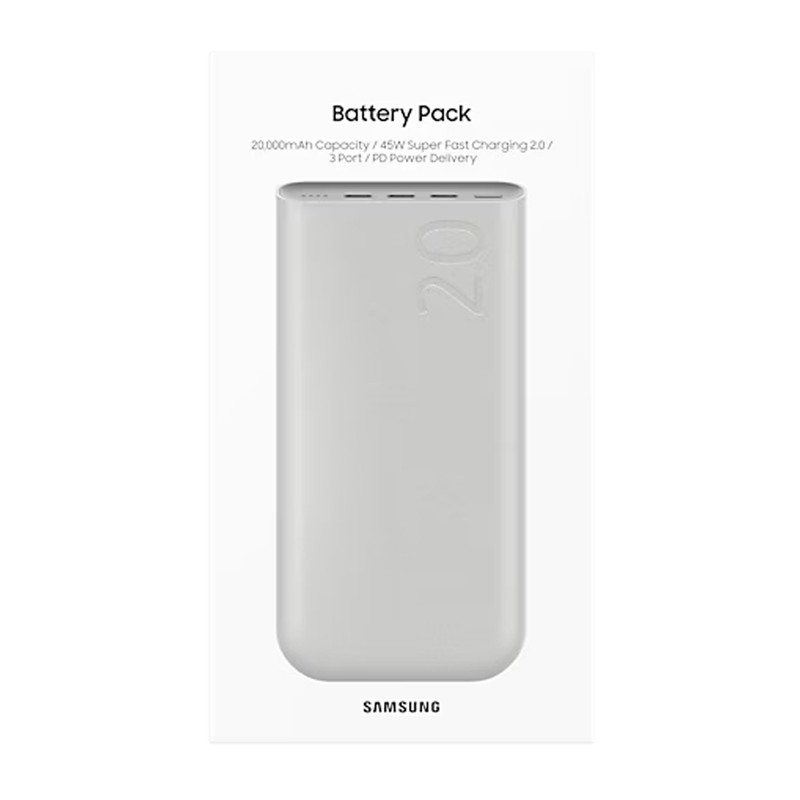 پاوربانک 45 وات سامسونگ مدل Battery Pack EB-P4520 ظرفیت 20000 میلیآمپر ساعت