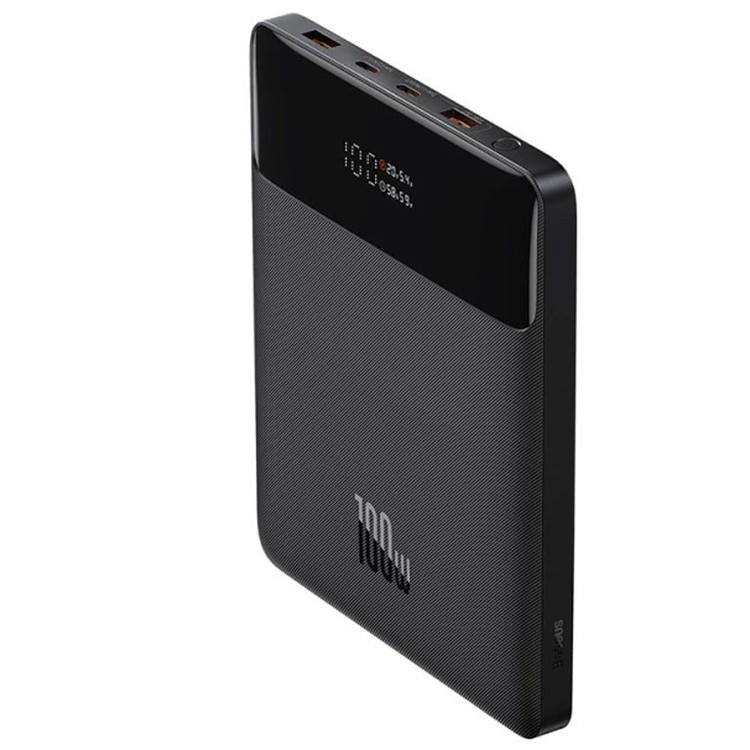 پاوربانک بیسوس مدل BALDE HIGH POWER DIGITAL DISPALY PPBL000201 100W ظرفیت 20000 میلی آمپر ساعت