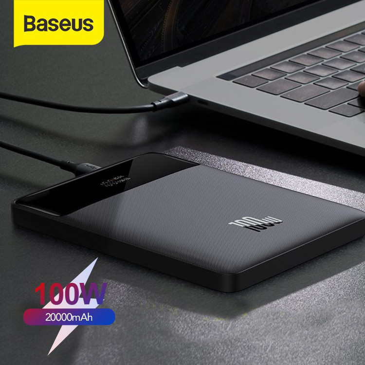 پاوربانک بیسوس مدل BALDE HIGH POWER DIGITAL DISPALY PPBL000201 100W ظرفیت 20000 میلی آمپر ساعت