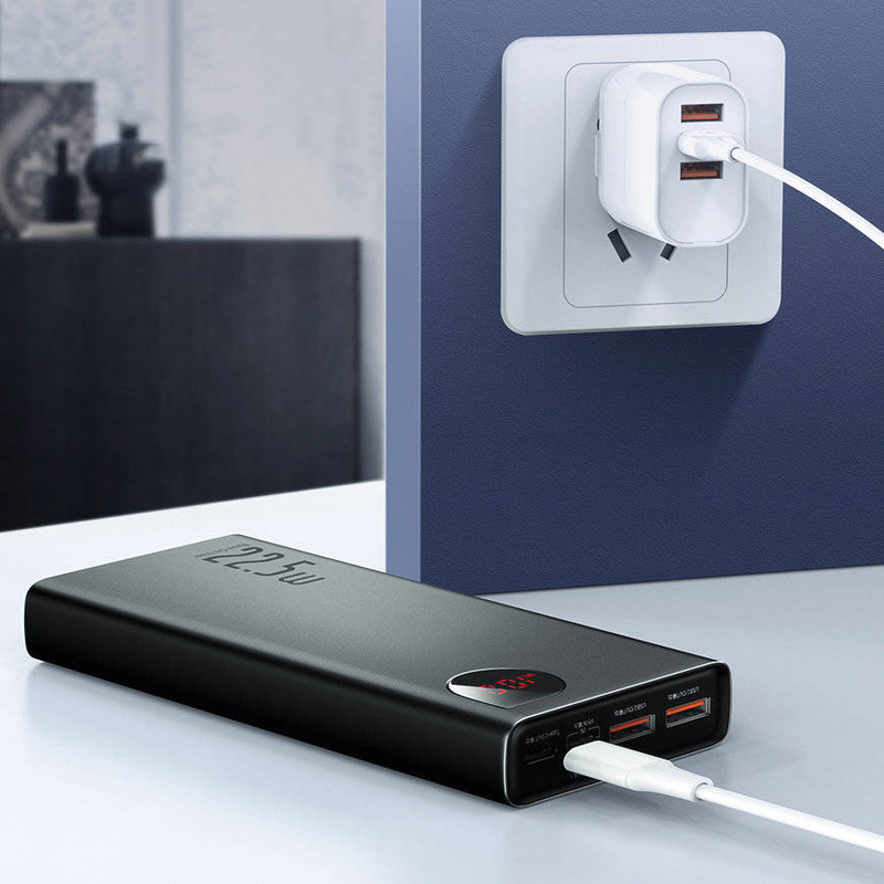 پاوربانک باسئوس مدل PPAD0001 ظرفیت 20000 میلی آمپر ساعت
