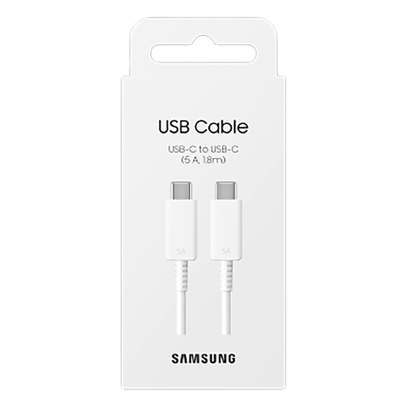کابل تبدیل USB-C به USB-C سامسونگ مدل 1.8 متری - 5 آمپر