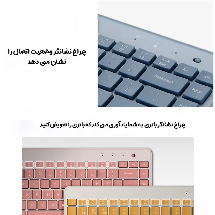 کیبورد بی سیم شیائومی مدل XMBXJP01YM، سوییچ ممبران، Tenkeyless