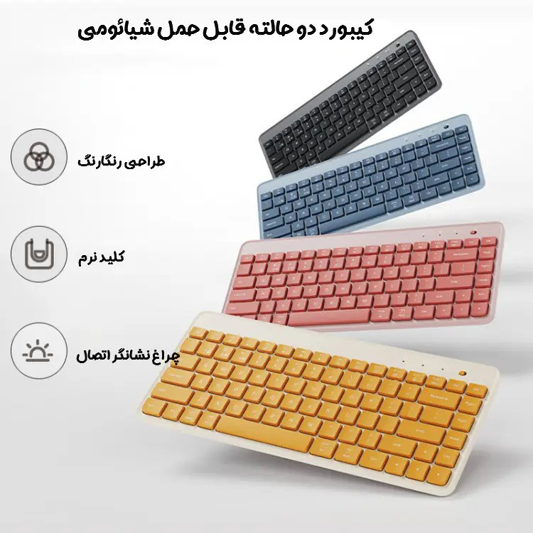 کیبورد بی سیم شیائومی مدل XMBXJP01YM، سوییچ ممبران، Tenkeyless