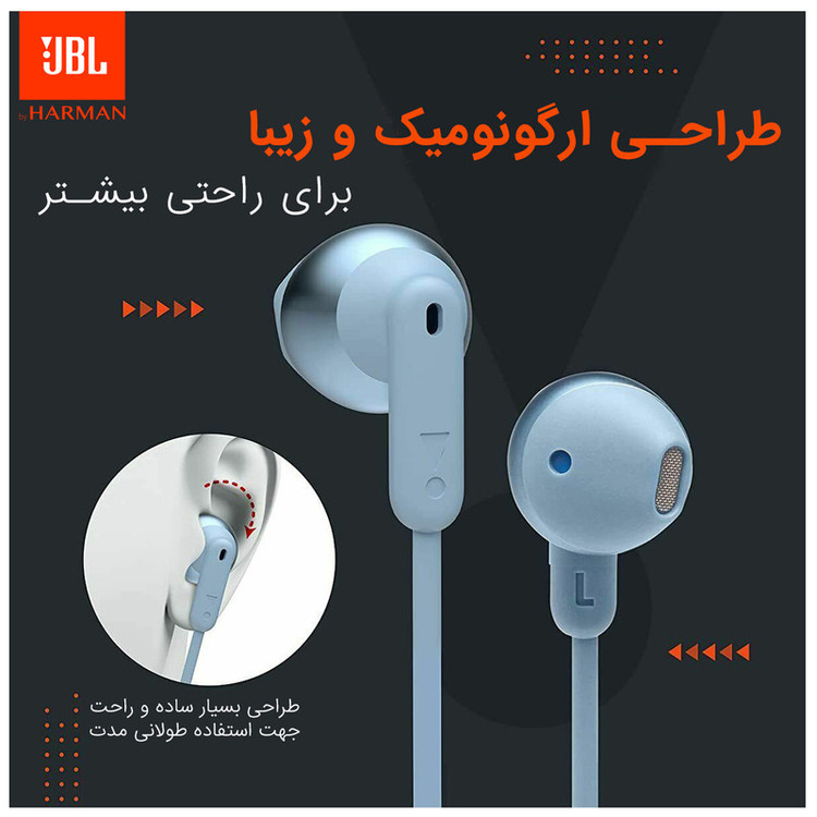هدفون بی سیم جی بی ال مدل TUNE 215BT Wireless Bluetooth Earbuds