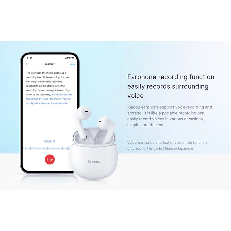 هدفون مخصوص بازی بلوتوثی مدل Xiaodu Du Smart Buds XD-SWA14-2101