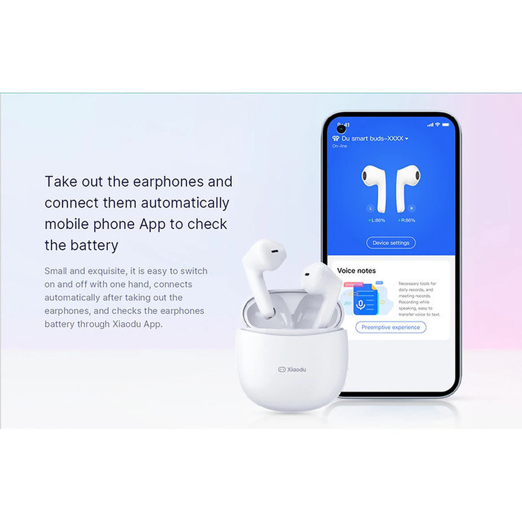 هدفون مخصوص بازی بلوتوثی مدل Xiaodu Du Smart Buds XD-SWA14-2101