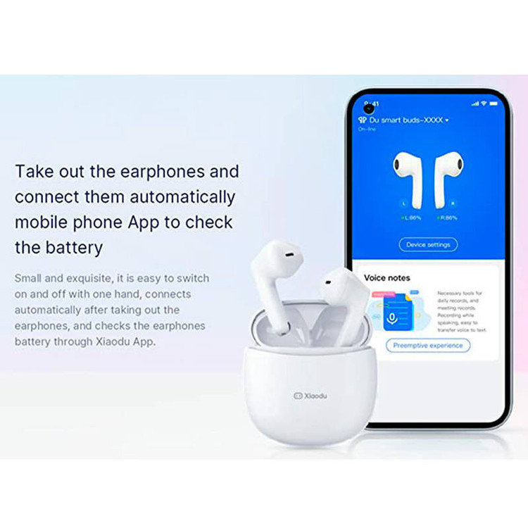 هدفون مخصوص بازی بلوتوثی مدل Xiaodu Du Smart Buds XD-SWA14-2101