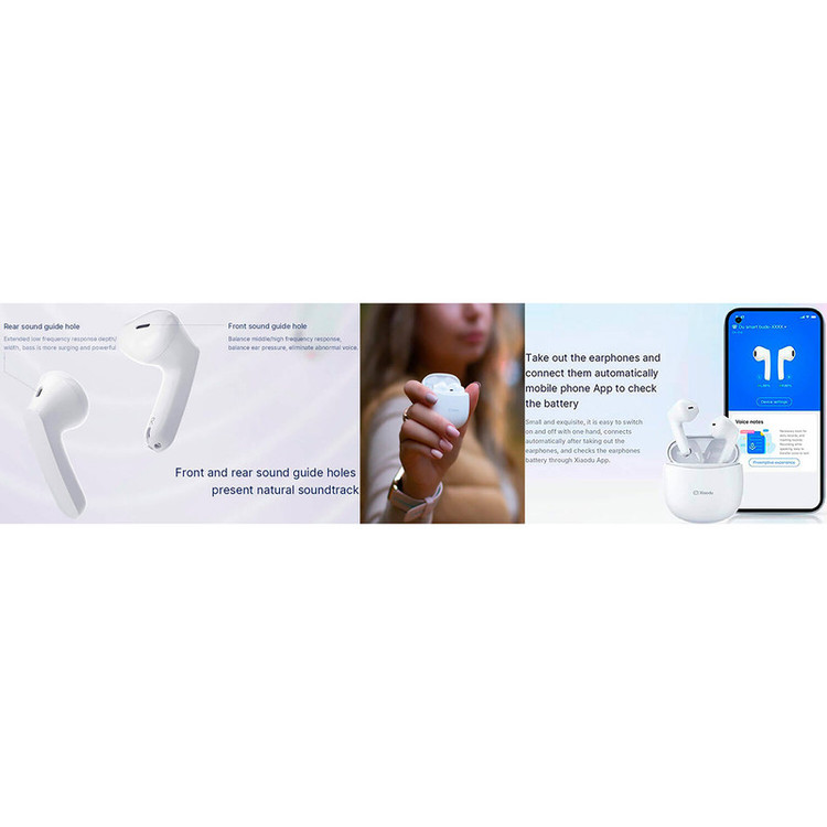 هدفون مخصوص بازی بلوتوثی مدل Xiaodu Du Smart Buds XD-SWA14-2101