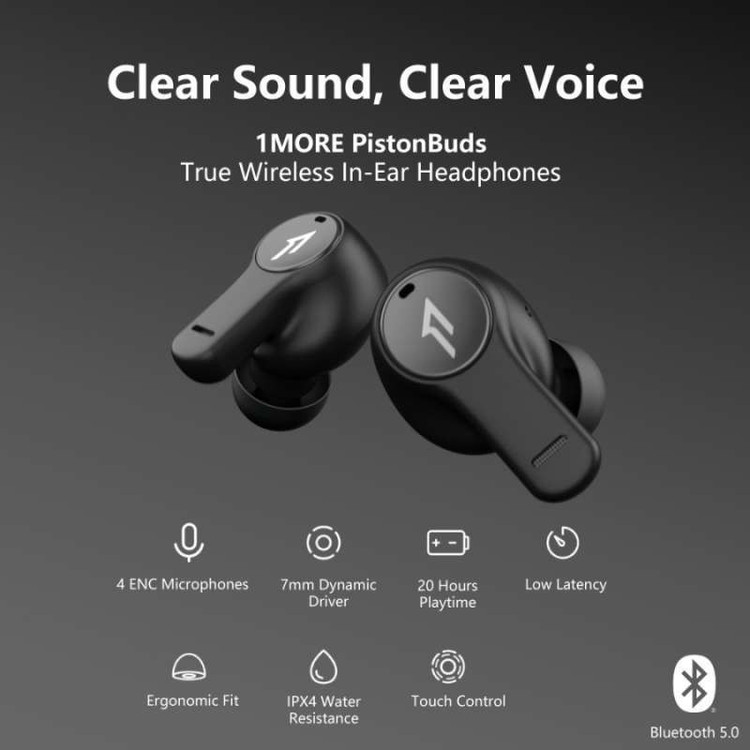 هندزفری بلوتوثی وان مور مدل EHS PISTON BUDS
