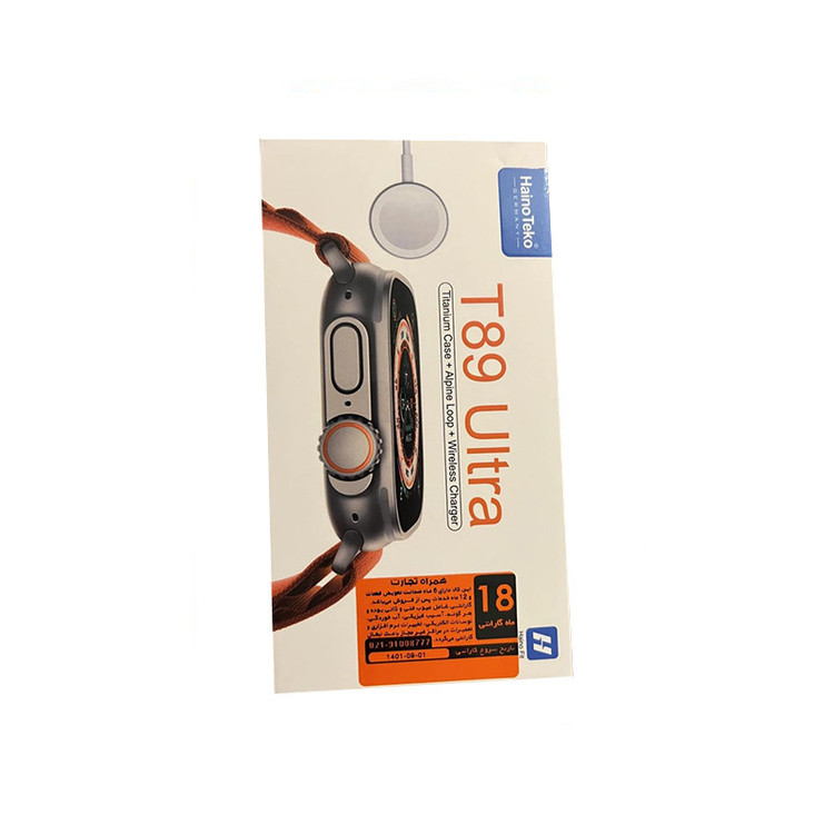 ساعت هوشمند هاینو تکو مدل T89 Ultra دارای قابلیت های قابلیت تغییر طرح ساعت یا تم بند پارچه