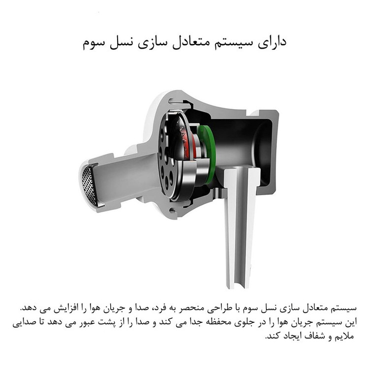 هندزفری شیائومی مدل mi earphone one more design MO-001