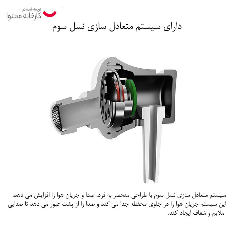 هندزفری شیائومی مدل mi earphone one more design MO-001