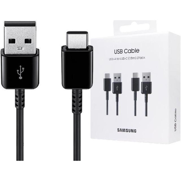 کابل تبدیل USB به USB-C سامسونگ مدل EP-DG930 طول 1.5 متر بسته 2 عددی