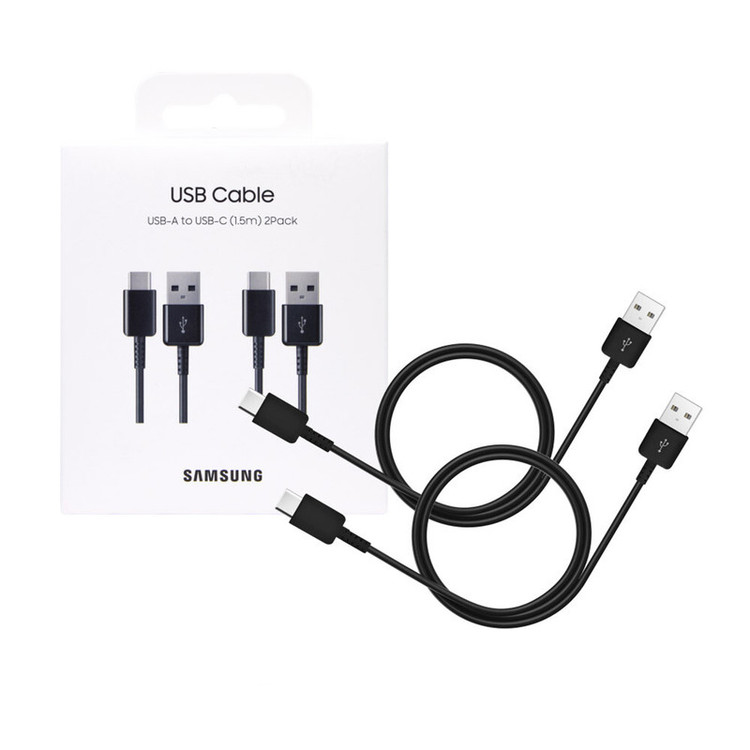 کابل تبدیل USB به USB-C سامسونگ مدل EP-DG930 طول 1.5 متر بسته 2 عددی