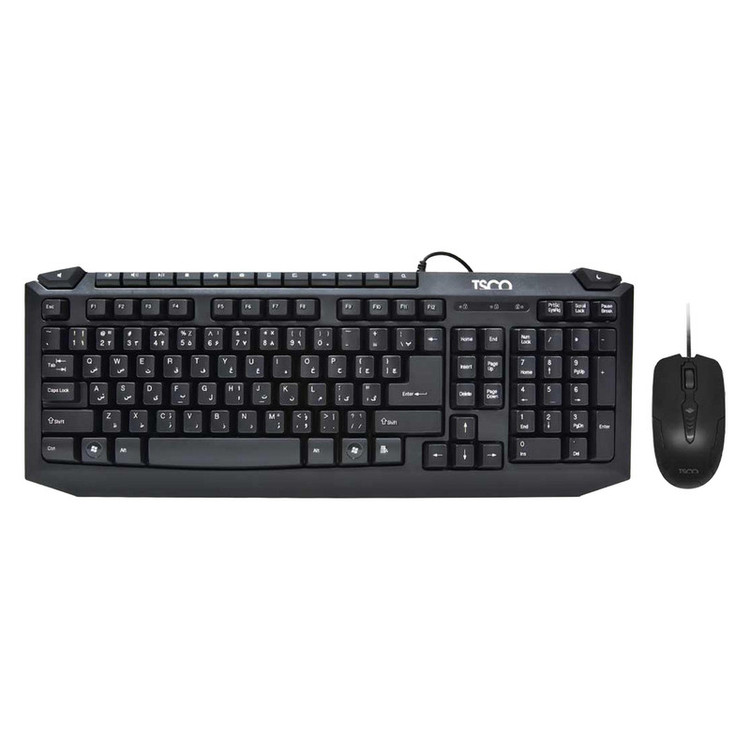کیبورد و ماوس تسکو مدل TKM 8054N، سوییچ ممبران، Full-Size