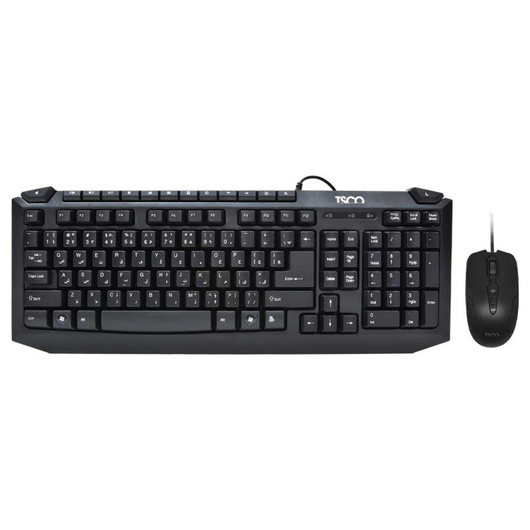 کیبورد و ماوس تسکو مدل TKM 8054N، سوییچ ممبران، Full-Size