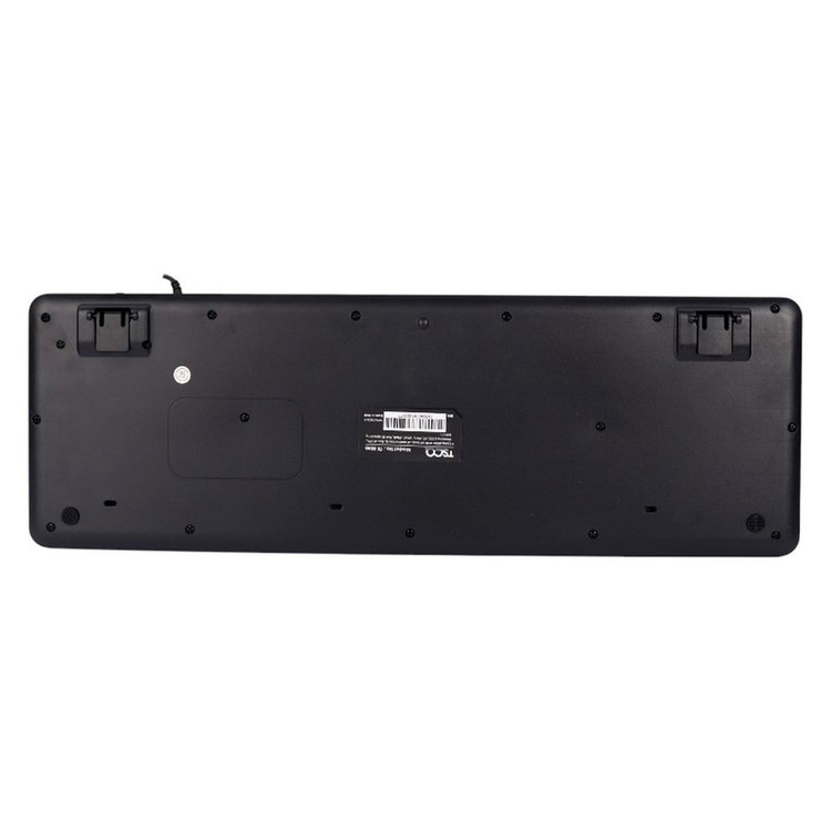 کیبورد تسکو مدل TK 8046،سوییچ ممبران، Full-size، نورپردازی RGB