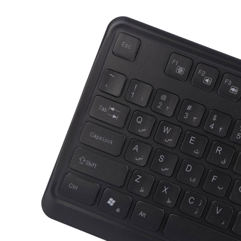 کیبورد تسکو مدل TK 8046،سوییچ ممبران، Full-size، نورپردازی RGB