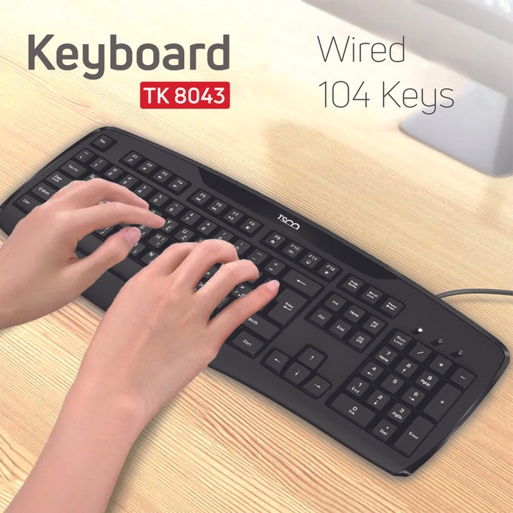 کیبورد تسکو مدل TK 8043