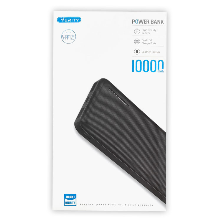پاوربانک وریتی مدل V-PP125 ظرفیت 10000 میلی آمپر ساعت