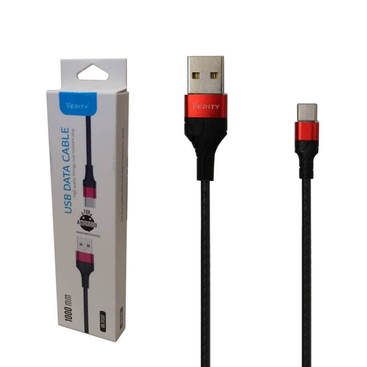 کابل تبدیل USB به USB-c وریتی مدل C3133T طول 1 متر