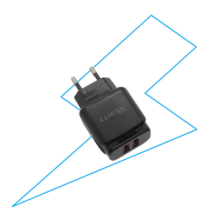 شارژر دیواری وریتی مدل EG-2122 به همراه کابل تبدیل microUSB