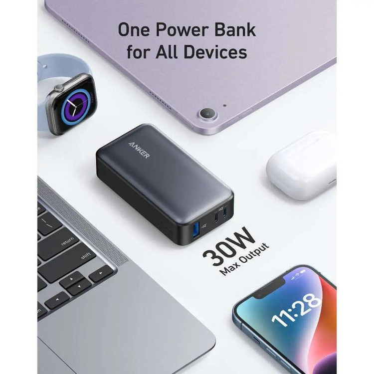 پاوربانک انکر مدل A1256 ظرفیت 10000 میلی آمپر ساعت