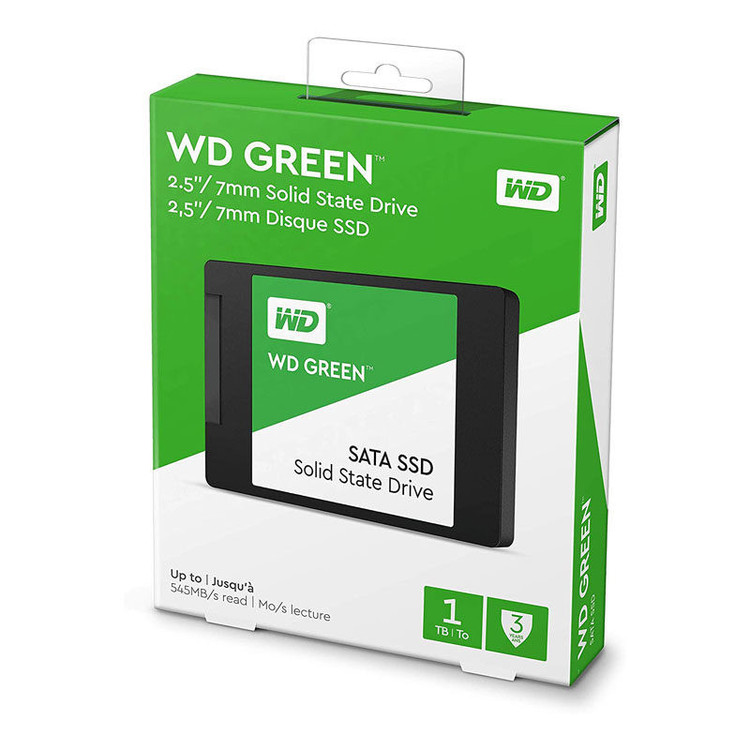 اس اس دی اینترنال وسترن دیجیتال مدل Green ظرفیت 1 ترابایت