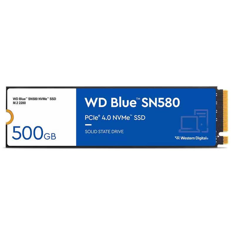 اس اس دی اینترنال وسترن دیجیتال مدل WD Blue SN580 NVMe ظرفیت 500 گیگابایت