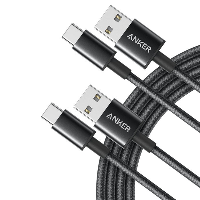کابل تبدیل USB-A به USB-C انکر مدل Nylon A8173 طول 1.8 متر
