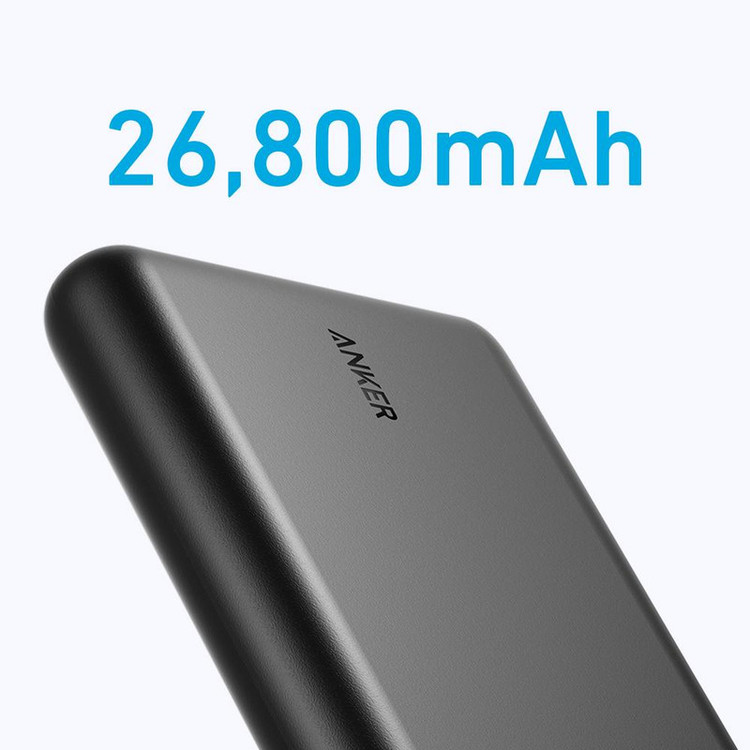پاوربانک انکر مدل A1277 PowerCore ظرفیت 26800 میلی آمپر ساعت