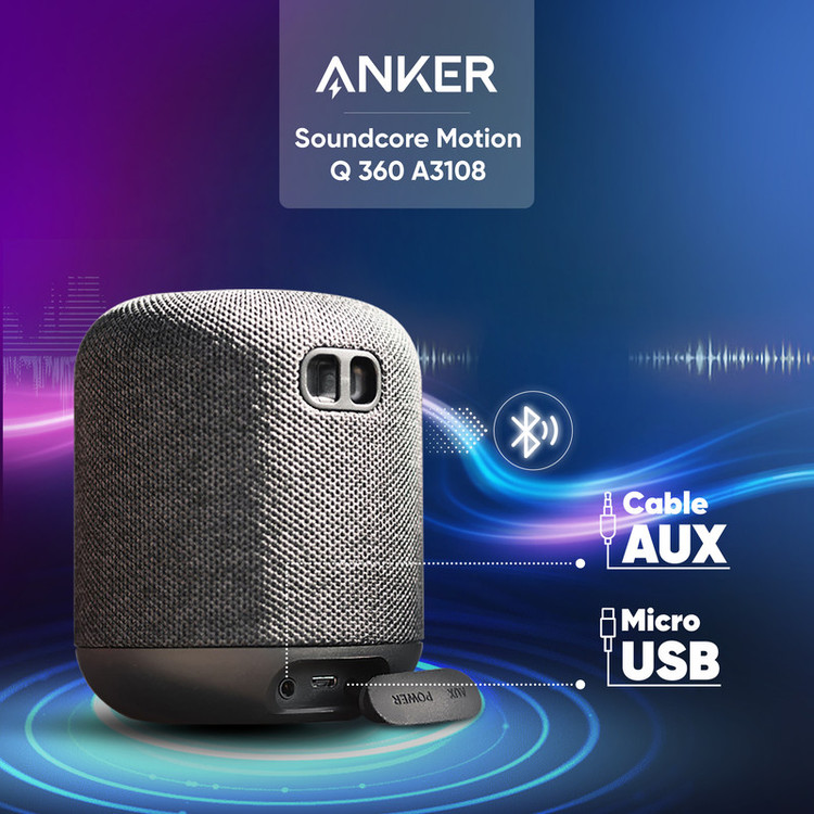 اسپیکر بلوتوثی قابل حمل انکر مدل Soundcore Motion Q 360 A3108