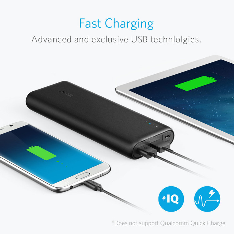 پاوربانک انکر مدل A1252 PowerCore ظرفیت 15600 میلی آمپر ساعت
