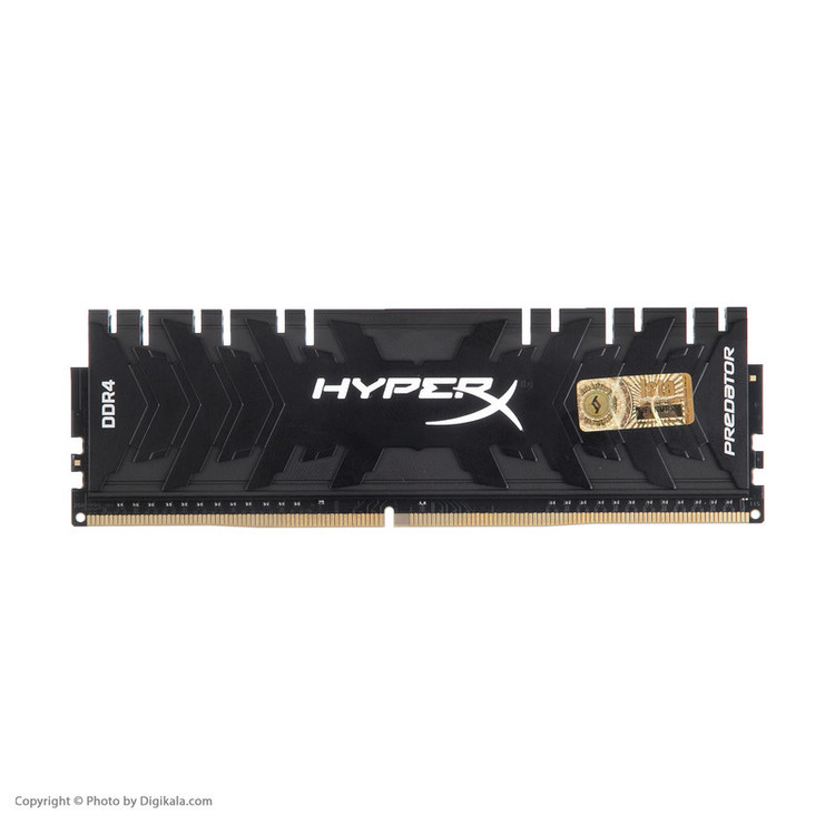 رم دسکتاپ DDR4 دو کاناله 4600 مگاهرتز CL19 هایپرایکس مدل PREDATOR ظرفیت 16 گیگابایت بسته دو عددی