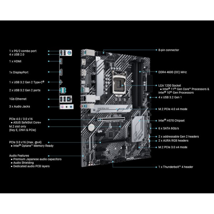 مادربرد ایسوس مدل PRIME H570-PLUS