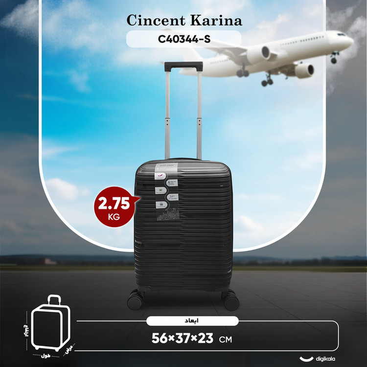 چمدان سینسنت کارینا مدل C40344-S سایز کوچک ارتفاع 56 سانتی متر