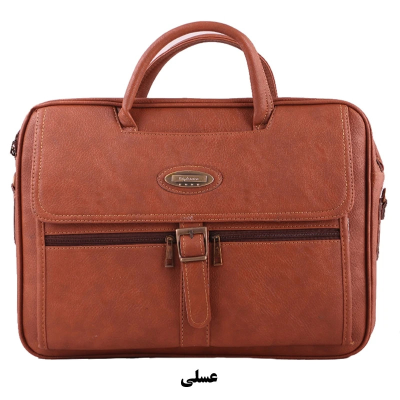 کیف اداری مردانه مدل چرم مصنوعی سگک 002