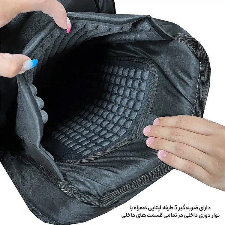 کوله پشتی لپ تاپ مدل Goog65033 EXTRA DEVICE مناسب برای لپ تاپ 16 تا 17 اینچی