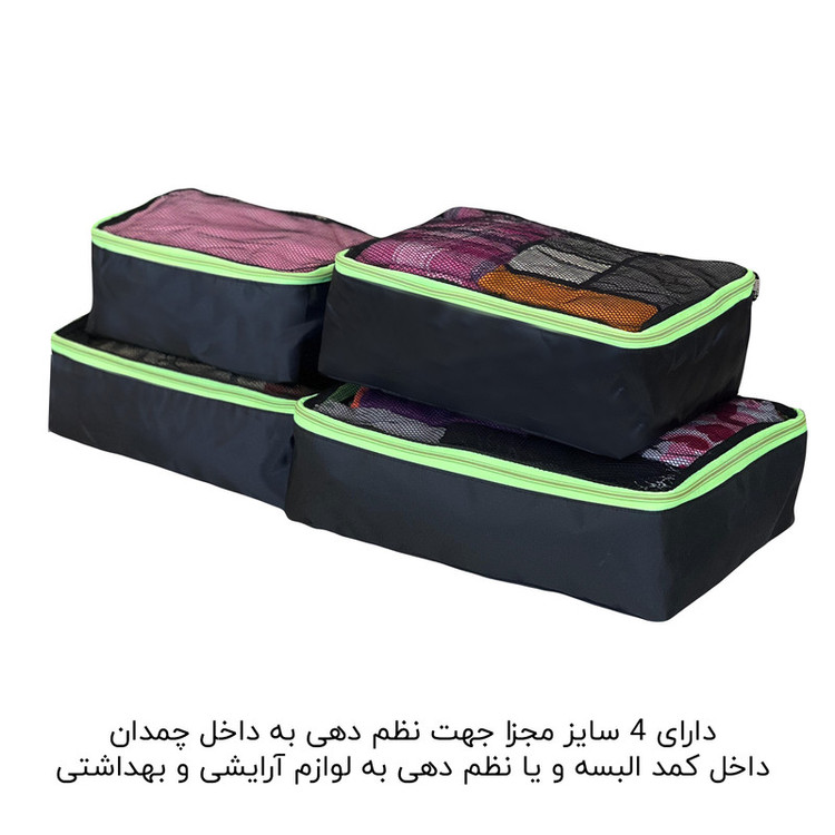 نظم دهنده چمدان فوروارد مدل FCLT44112 سری چهار عددی