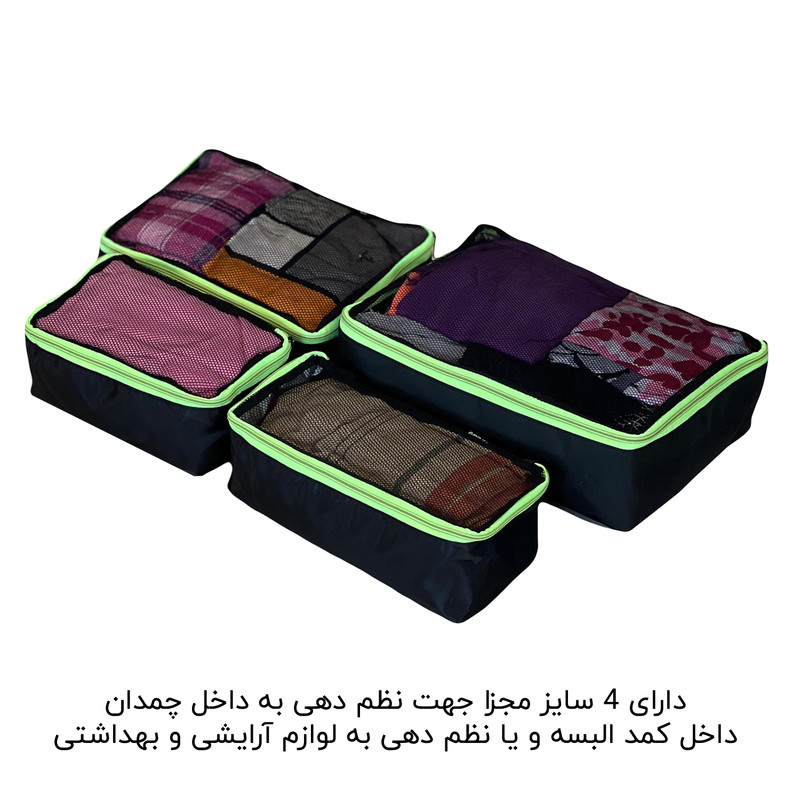 نظم دهنده چمدان فوروارد مدل FCLT44112 سری چهار عددی