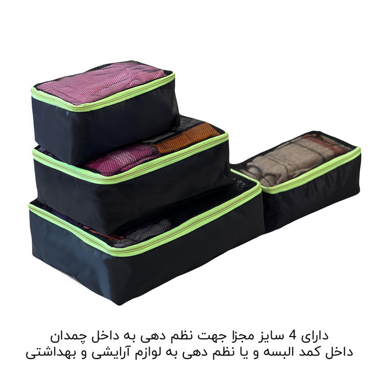نظم دهنده چمدان فوروارد مدل FCLT44112 سری چهار عددی