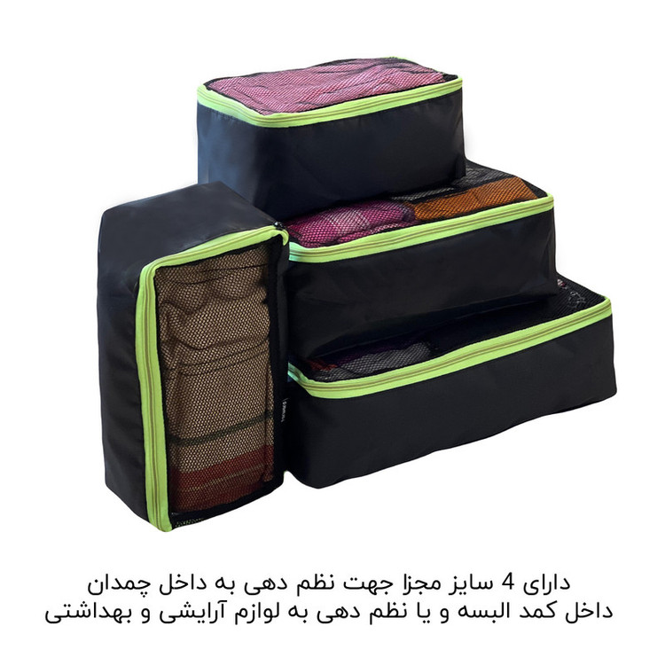 نظم دهنده چمدان فوروارد مدل FCLT44112 سری چهار عددی