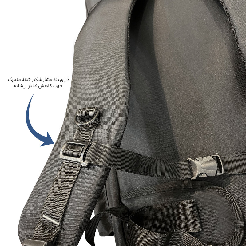 کوله پشتی کوهنوردی 65 لیتری فوروارد کد FCLT8020