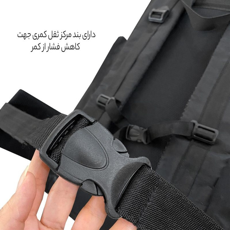 کوله پشتی سفری 60 لیتری مدل GOOG8034 CAMP DC به همراه کیف دوشی