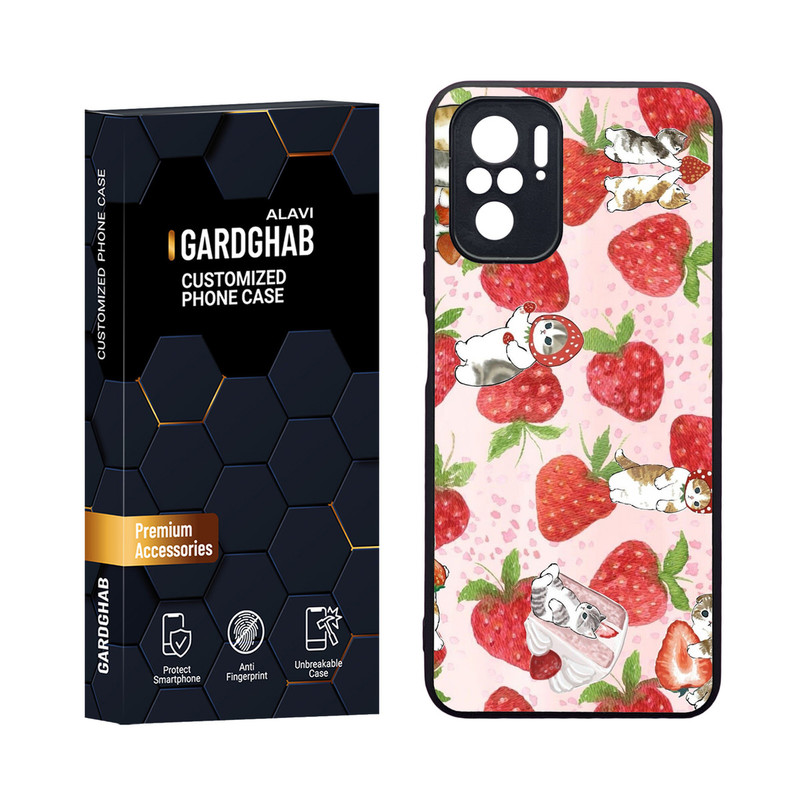 کاور گارد قاب مدل دورژله ای فانتزی مناسب برای گوشی موبایل شیائومی Redmi Note 10 4G / Note 10s / Poco M5s