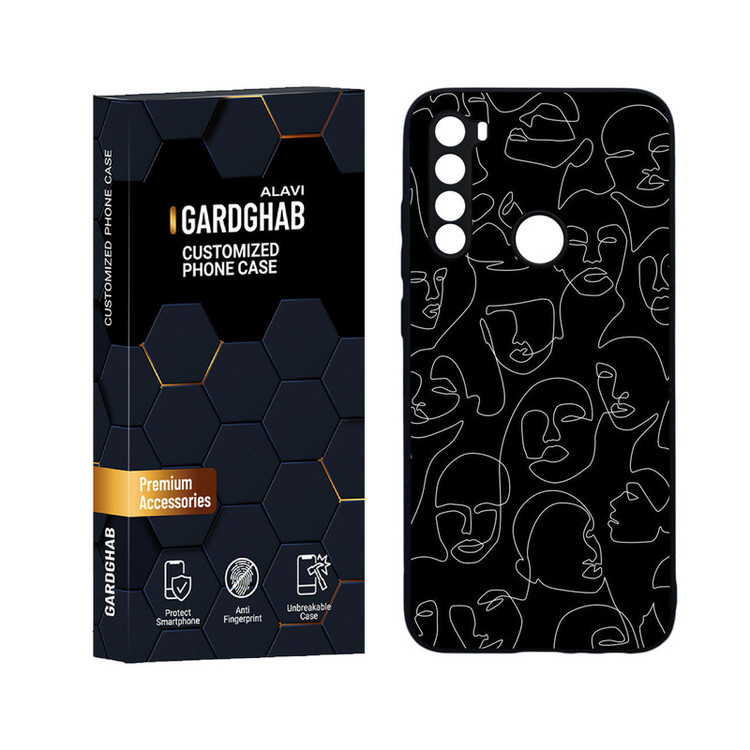 کاور گارد قاب علوی مدل ساده و مینیمال مناسب برای گوشی موبایل شیائومی Redmi Note 8