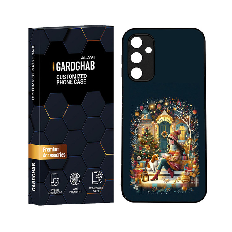 کاور گارد قاب علوی مدل دورژله ای هنری مناسب برای گوشی موبایل سامسونگ Galaxy A24